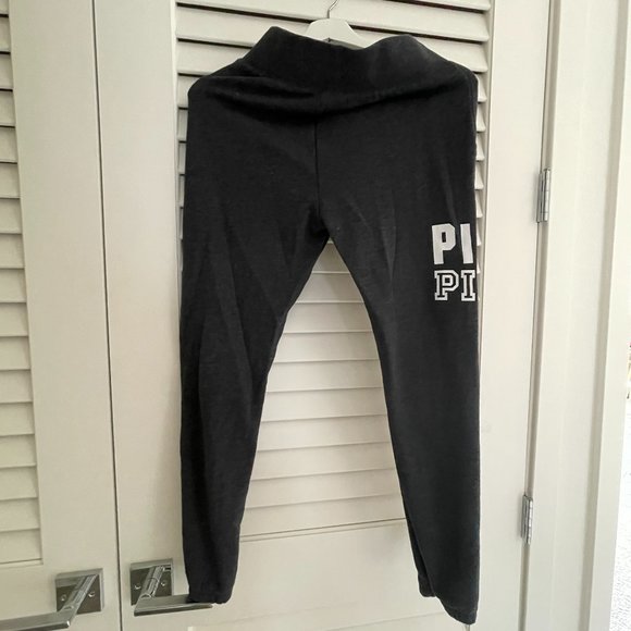 Pink Charcoal Grey Jogger Sweatpants Size S - Picture 1 of 5